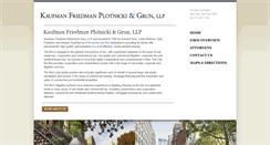 Desktop Screenshot of kfpgllp.com